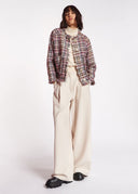 veste Essentiel en tweed multicolore