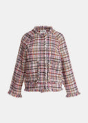 veste Essentiel en tweed multicolore