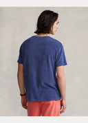 t-shirt Ralph Lauren en coton éponge à col rond Bleu