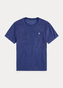 t-shirt Ralph Lauren en coton éponge à col rond Bleu