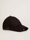 casquette GOLDEN GOOSE Casquette de baseball Demos collection Star de couleur noire avec étoile ton sur ton