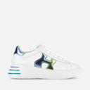 Hogan Rebel Blanc Bleu Vert