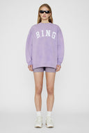 sweat Anine Bing TYLER SWEATSHIRT Washed Lavender