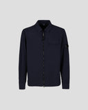 chemise C.P. Company Gabardine Zipped Shirt