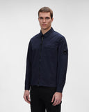 chemise C.P. Company Gabardine Zipped Shirt
