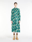robe Max Mara en soie mélangée