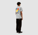 TAUT BACK Y PRINT T-SHIRT - GREY Arte