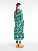 robe Max Mara en soie mélangée