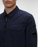 chemise C.P. Company Gabardine Zipped Shirt