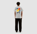 TAUT BACK Y PRINT T-SHIRT - GREY Arte