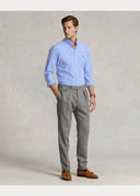Chemise motif écossais popeline stretch Ralph Lauren