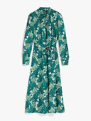 robe Max Mara en soie mélangée