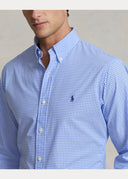 Chemise motif écossais popeline stretch Ralph Lauren