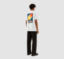 TAUT BACK Y PRINT T-SHIRT - WHITE Arte
