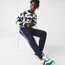 jogging LACOSTE fuselé en molleton avec bandes siglées