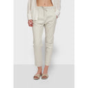 pantalon Oakwood GIFT (REF. 63641) BLANC - PANTALON JOGPANT CUIR VÉRITABLE