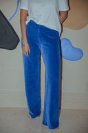 pantalon love sundaily Coca Wide Corduroy Blue