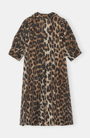 robe Ganni LEOPARD MIDI