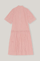 robe Ganni STRIPED DROP-WAIST