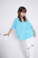 PULL PONCHO Not Shy CACHEMIRE AIMEE