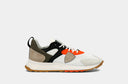 sneakers PHILIPPE MODEL Royale Mondial Pop - Blanc Orange