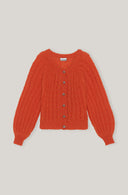 cardigan Ganni RELAXED MOHAIR