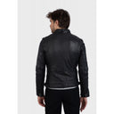 blousons Oakwood CASEY (REF. 60901) NOIR - BLOUSON EN CUIR VÉRITABLE