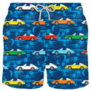 balneaires MC2 SAINT-BARTH Man swim shorts with cars print