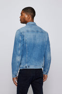 veste BOSS REGULAR FIT BLEUE EN DENIM STRETCH CONFORTABLE