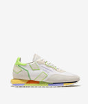 sneakers GHOUD RUSH LOW BLANC ET VERT