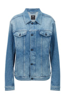 veste BOSS REGULAR FIT BLEUE EN DENIM STRETCH CONFORTABLE