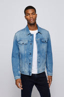veste BOSS REGULAR FIT BLEUE EN DENIM STRETCH CONFORTABLE