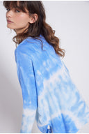PULL PONCHO Not Shy IMPRIMÉ CACHEMIRE TAHITI