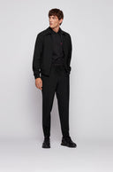 polo Porsche Boss Slim-fit in organic-cotton interlock