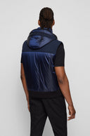 bodywarmer Hugo Boss VESTE SANS MANCHES HYBRIDE DÉPERLANTE AVEC LOGOS EXCLUSIFS