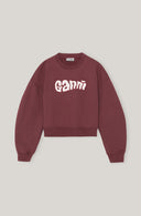 sweat GANNI RESPONSIBLE ISOLI LOGO