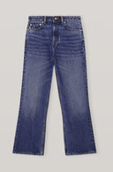 Jeans GANNI ORGANIC COTTON HIGH-RISE KICK-FLARE JEANS