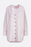 chemise Ganni  IN STRIPED ORGANIC COTTON
