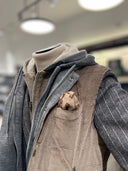 bodywarmer Fradi Imbottito Uomo in Cotone BASIL - Beige