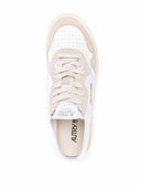 BASKET AUTRY MEDALIST CUIR BLANC DAIM