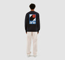 CONRAD BACK PRINT CREWNECK - NAVY  Arte