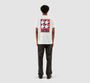 TAUT BACK R PRINT T-SHIRT - WHITE Arte