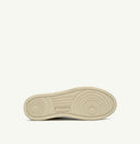 sneakers Autry MEDALIST LOW EN CUIR ET SUEDE BLANC ROUGE