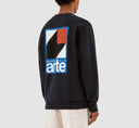 CONRAD BACK PRINT CREWNECK - NAVY  Arte