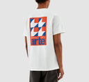 TAUT BACK R PRINT T-SHIRT - WHITE Arte