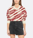 pull Isabel Marant Étoile  Elia Écru Rouge