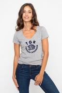 t-shirt French Disorder T-SHIRT COL V TIGER