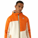 veste K-Way LE VRAI 3.0 NEIGE ORSETTO ECRU- ORANGE RUST