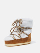 BOTTES MOON BOOT LAB69 ICON LIGHT LOW TAN EN PEAU DE MOUTON