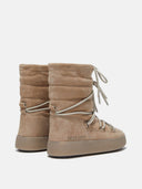 BOTTES MOON BOOT LTRACK BEIGE EN DAIM